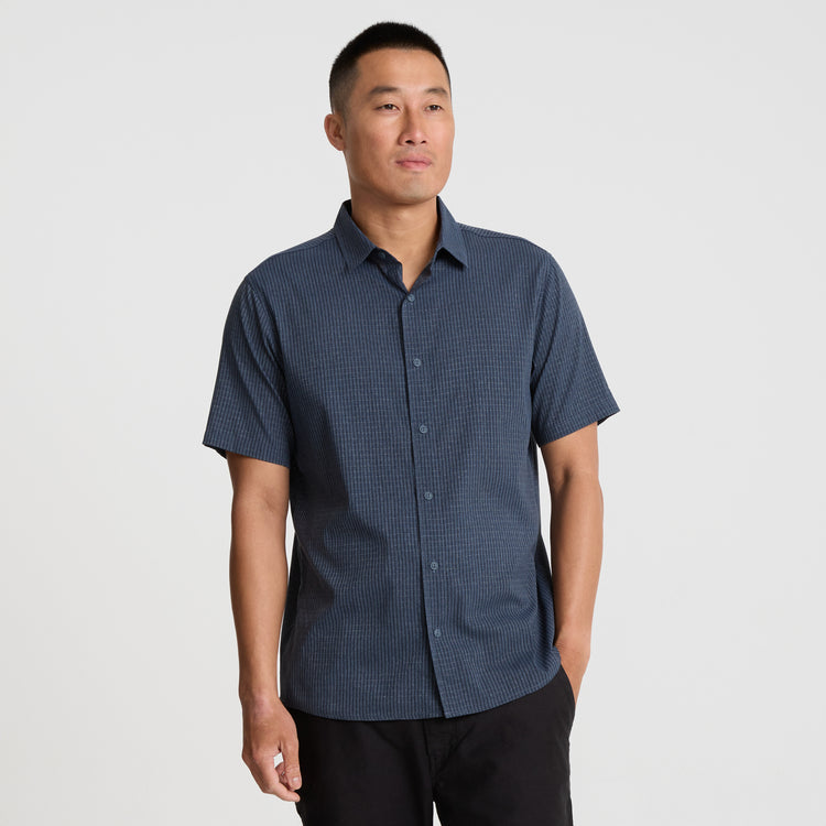 Roark Bless Up Breathable Stretch Shirt - Navy - Sun Diego Boardshop