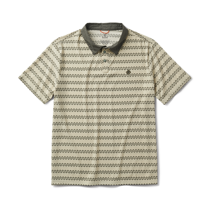 Roark Bless Up Breathable Stretch Polo Shirt - Sand - Sun Diego Boardshop