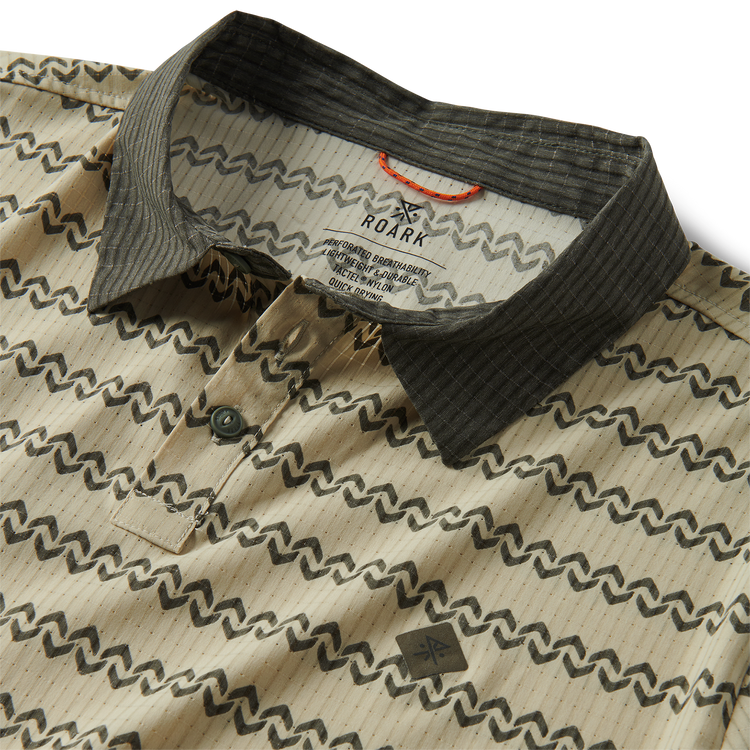 Roark Bless Up Breathable Stretch Polo Shirt - Sand - Sun Diego Boardshop