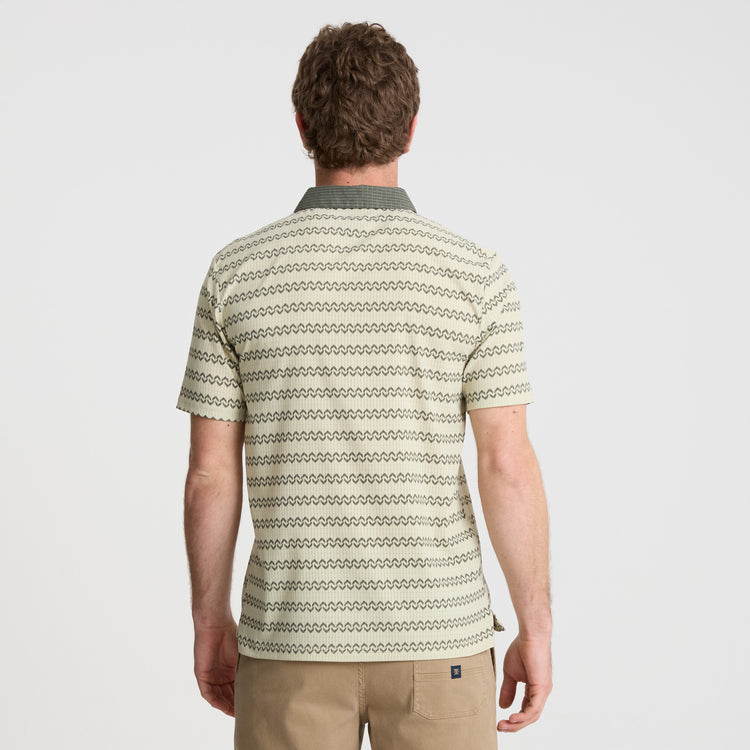 Roark Bless Up Breathable Stretch Polo Shirt - Sand - Sun Diego Boardshop