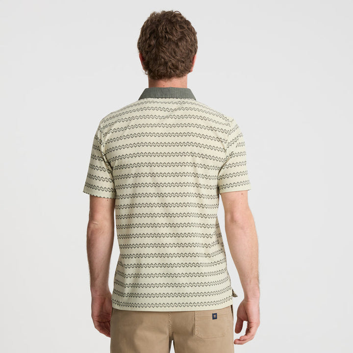 Roark Bless Up Breathable Stretch Polo Shirt - Sand - Sun Diego Boardshop
