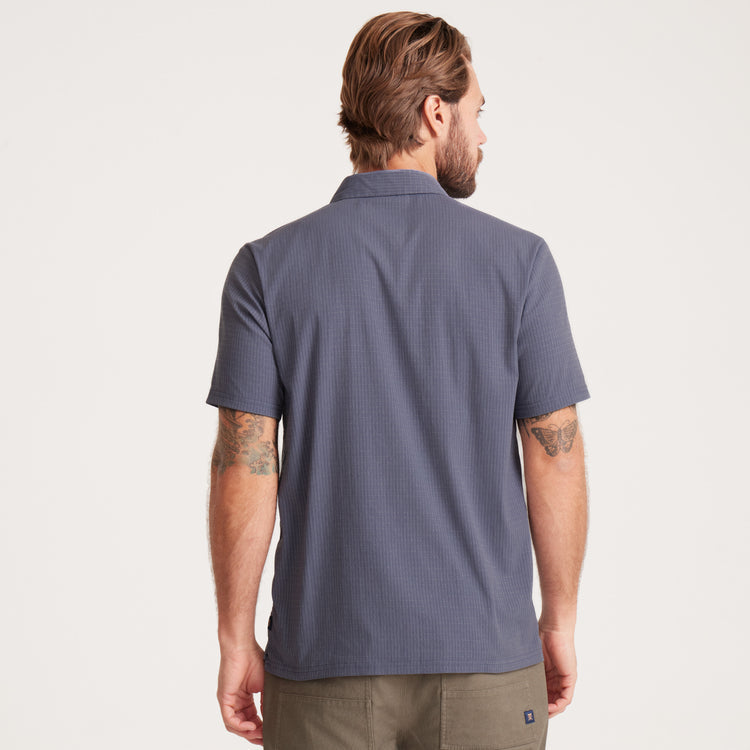 Roark Bless Up Breathable Stretch Polo Shirt - Slate - Sun Diego Boardshop