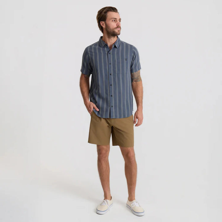Roark Men's Crosswinds Button Up Shirt - Neptune - Sun Diego Boardshop