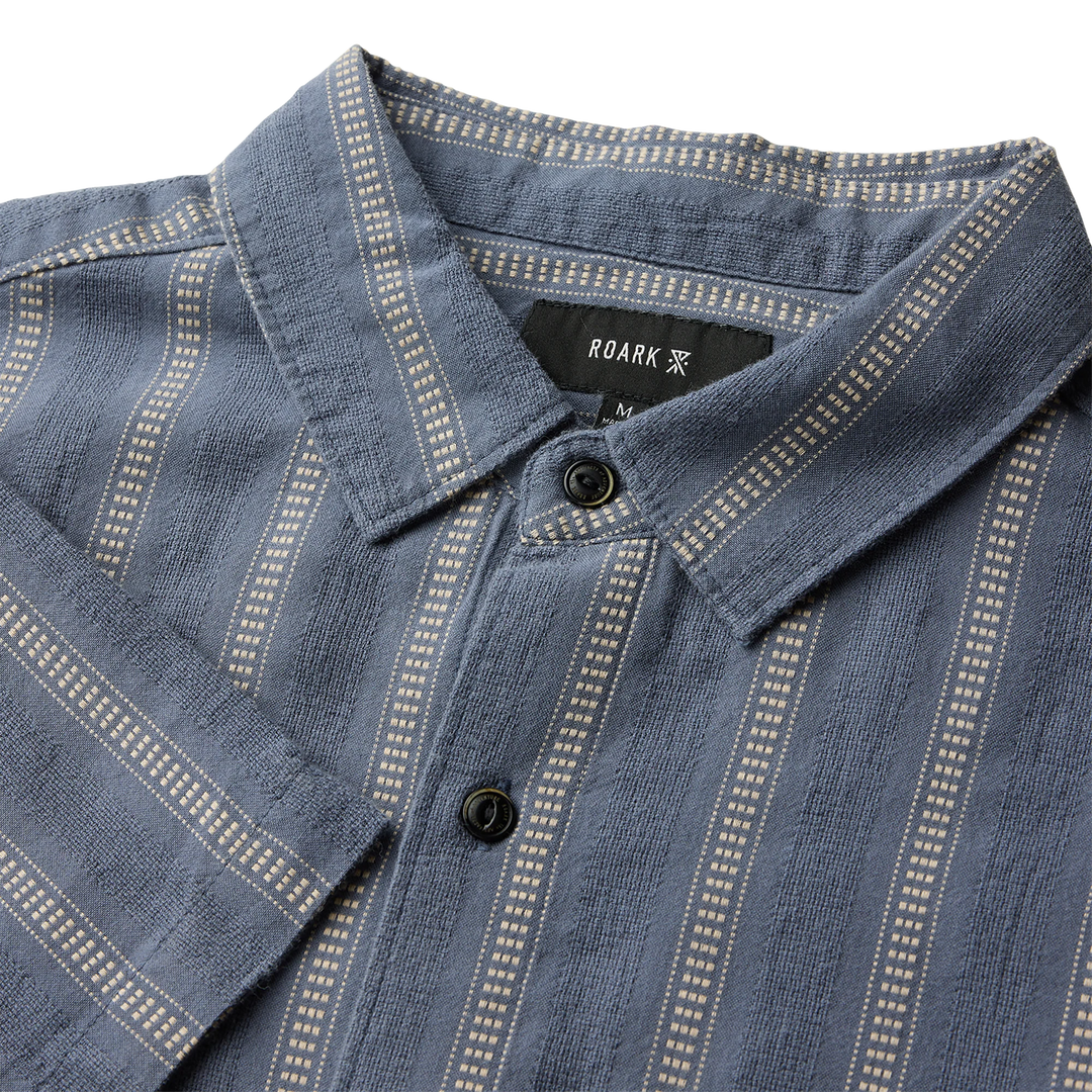 Roark Men's Crosswinds Button Up Shirt - Neptune - Sun Diego Boardshop