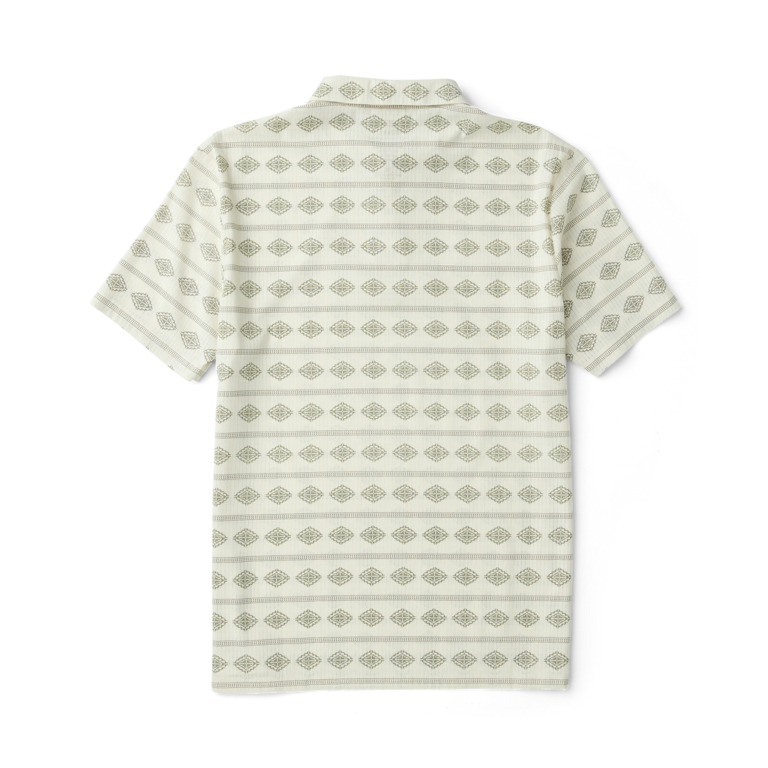 Roark Men's Bless Up Breathable Stretch Polo Shirt - Unbleached
