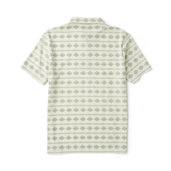 Roark Men's Bless Up Breathable Stretch Polo Shirt - Unbleached