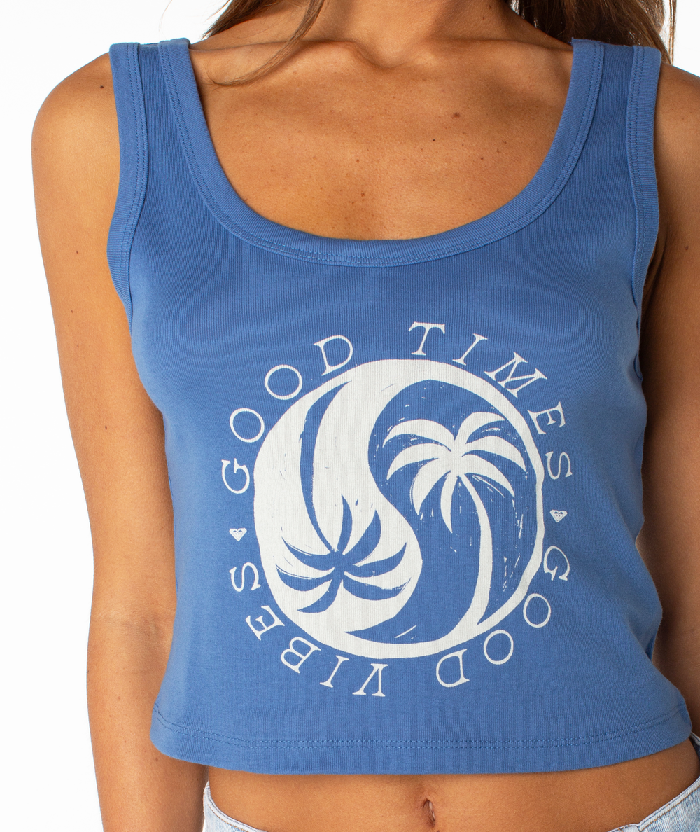 Roxy Yin Yang Palm Top - Blue Horizon - Sun Diego Boardshop