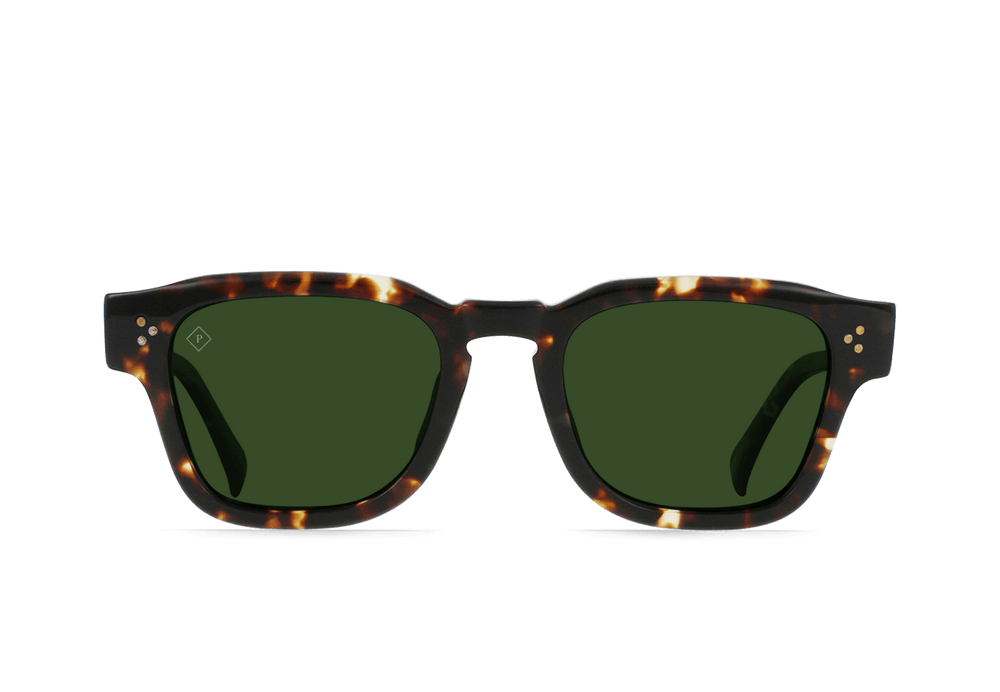 Raen Optics Rece  - Brindle Tort/Green Polar - Sun Diego Boardshop