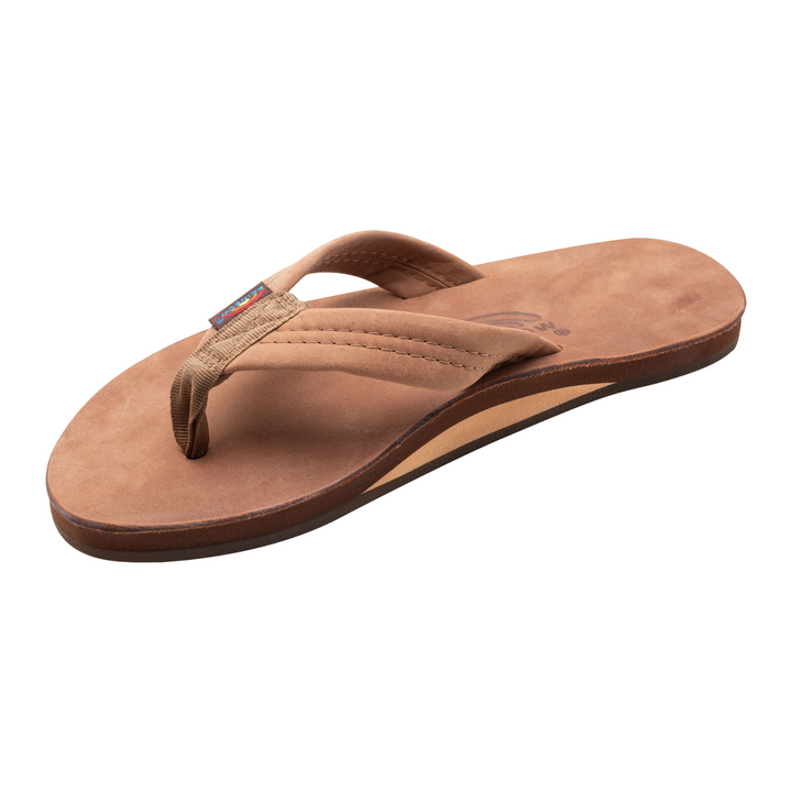 RAINBOW SANDALS Luxury Leather Single Layer Arch Support - NOGALES WOOD - Sun Diego Boardshop