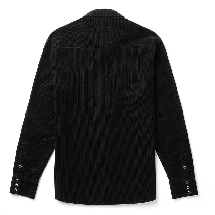 Seager Reagan Pearl Snap Corduroy - Black