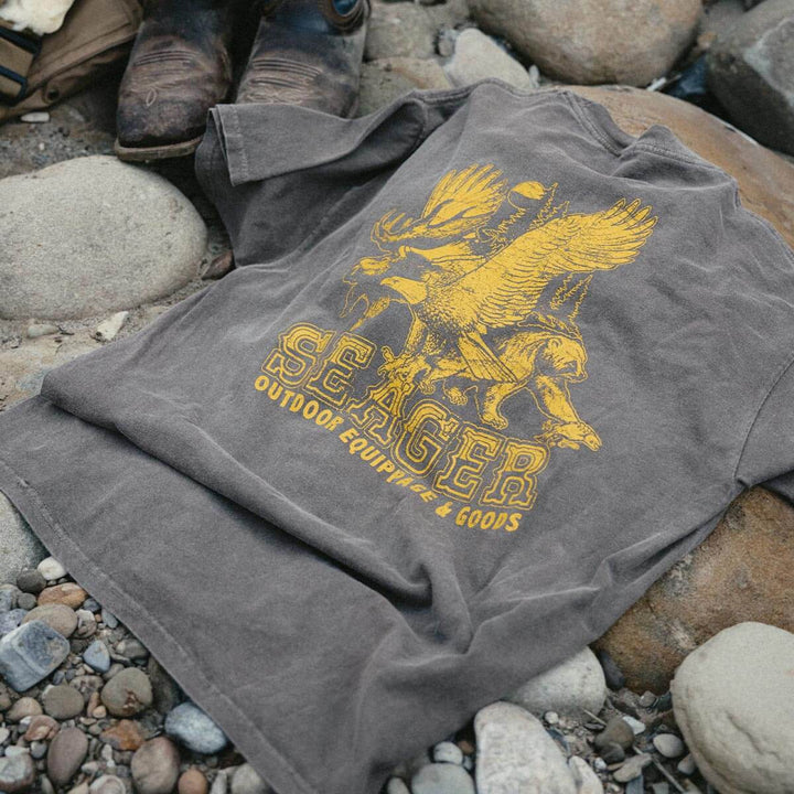 Seager Men's Reserve Premium Tee - Pigment Brown - Sun Diego Boardshop