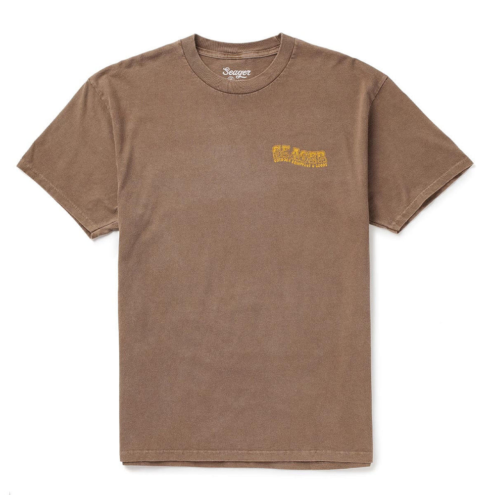Seager Mens Reserve Premium Tee Pigment Brown - Sun Diego Boardshop