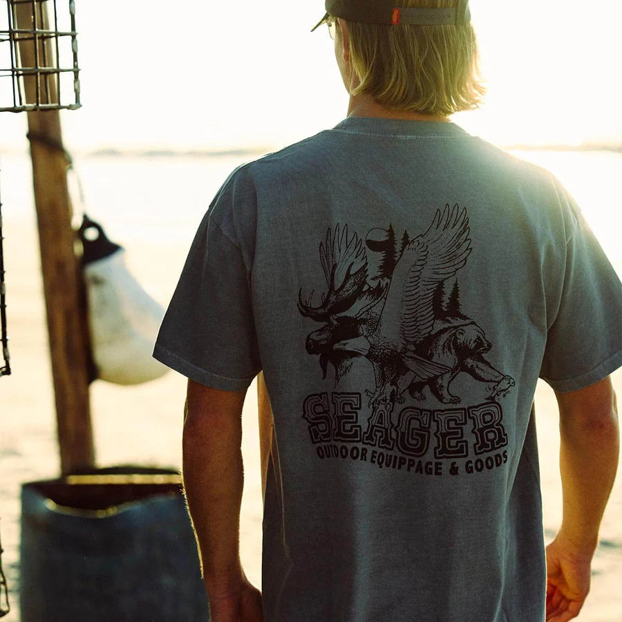 Seager Reserve Tee - Pigment Grey - Sun Diego Boardshop