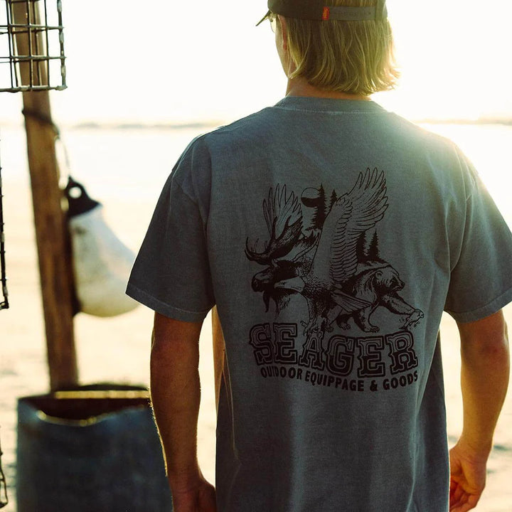 Seager Reserve Tee - Pigment Grey - Sun Diego Boardshop