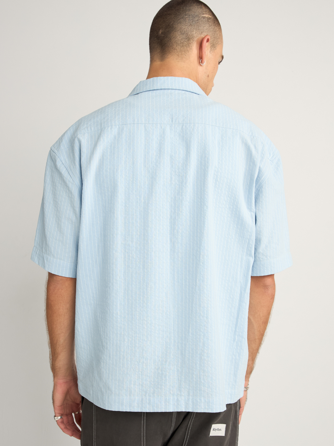Rhythm Relaxed Check Short Sleeve Shirt - Blue - Sun Diego Boardshop
