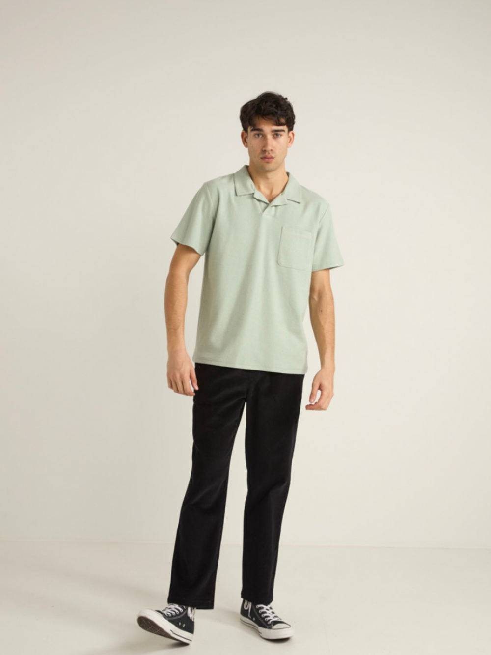 Rhythm Vintage Terry Polo - Seafoam - Sun Diego Boardshop