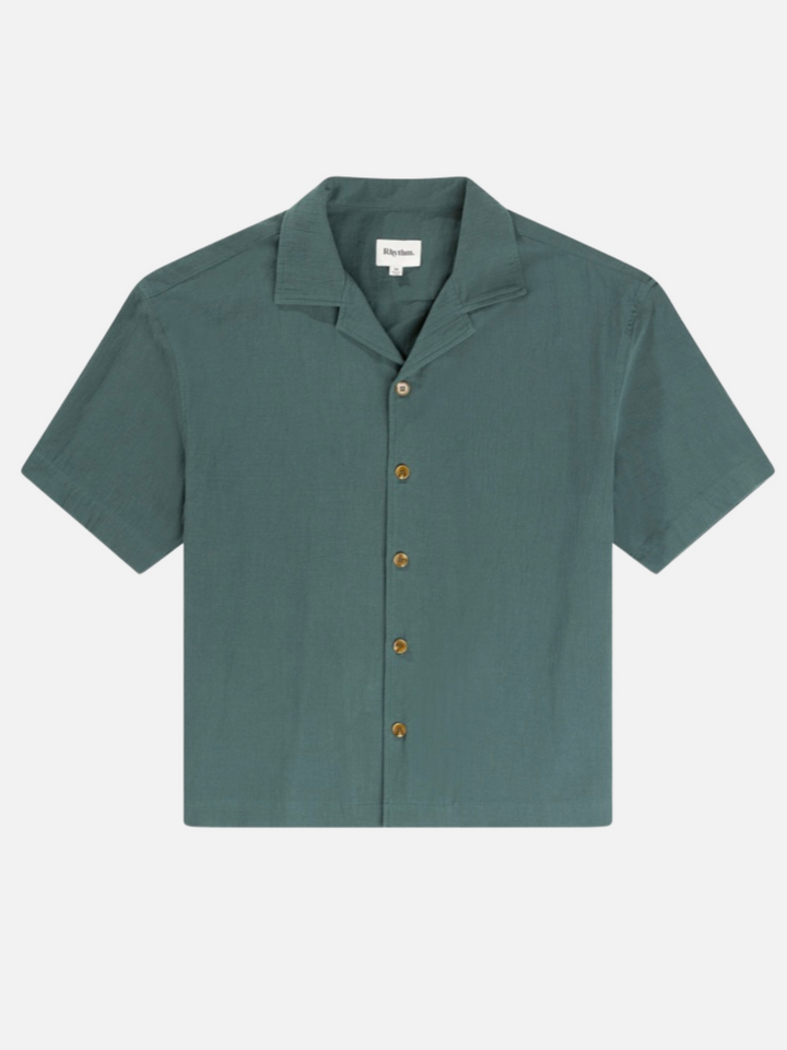 Rhythm Relaxed Texture Shirt - Teal - Sun Diego Boardshop