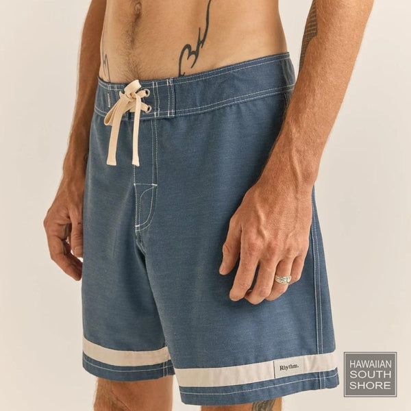 Rhythm Signature Stripe Boardshorts - NAVY - Sun Diego Boardshop