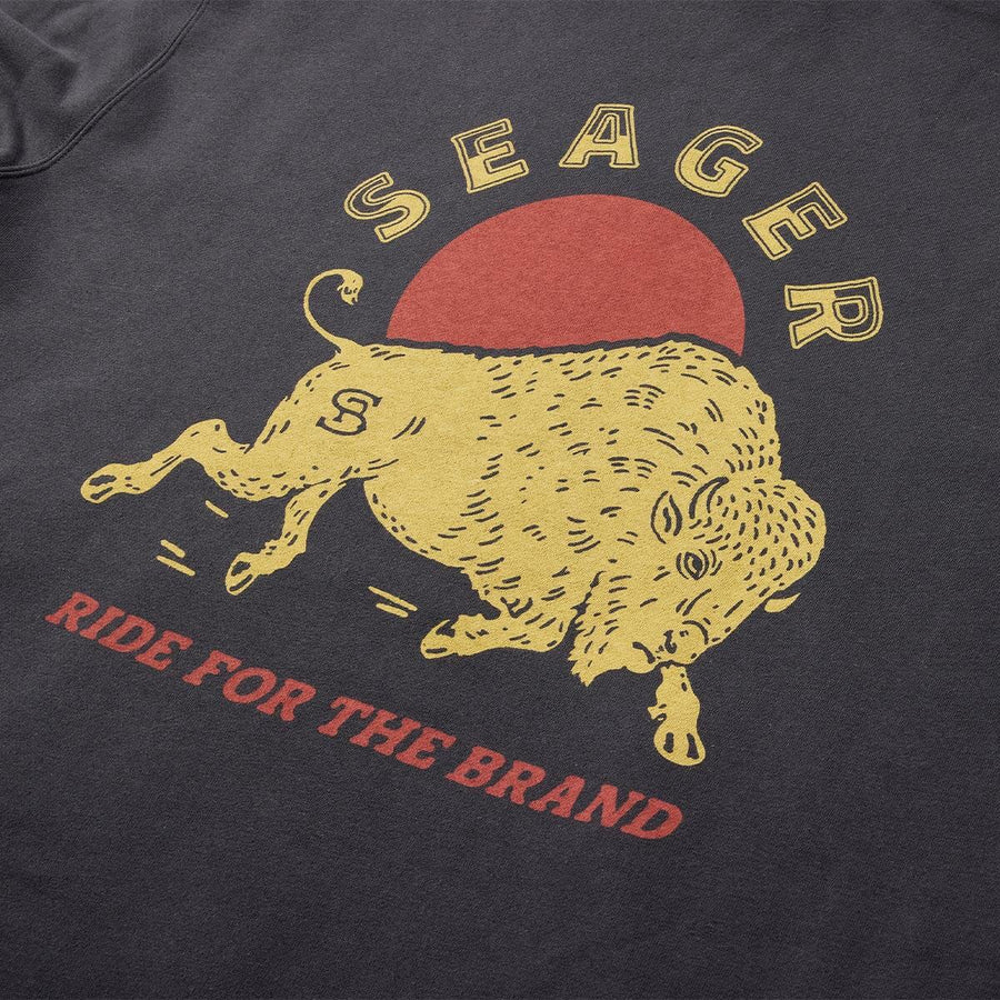 Seager Ride For The Brand Hoodie - Asphalt - Sun Diego Boardshop