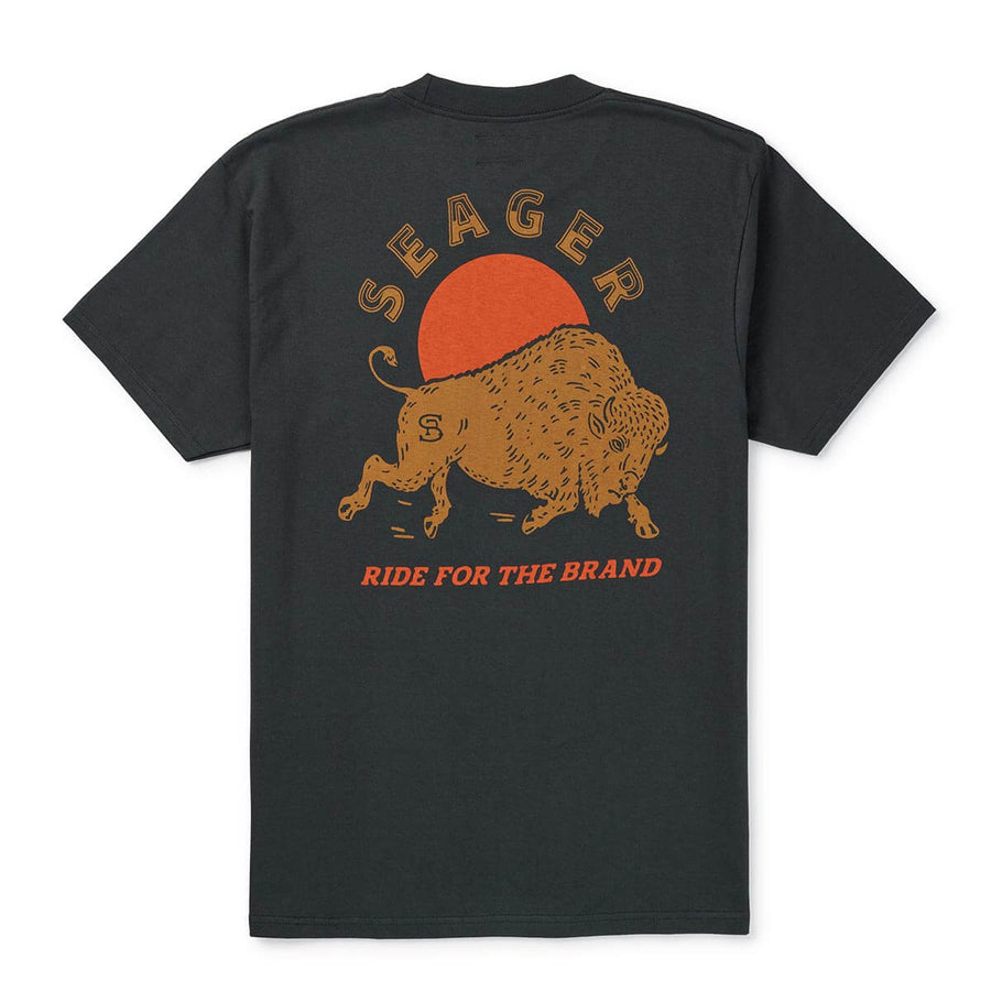 Seager Ride For The Brand Tee - Vintage Black - Sun Diego Boardshop