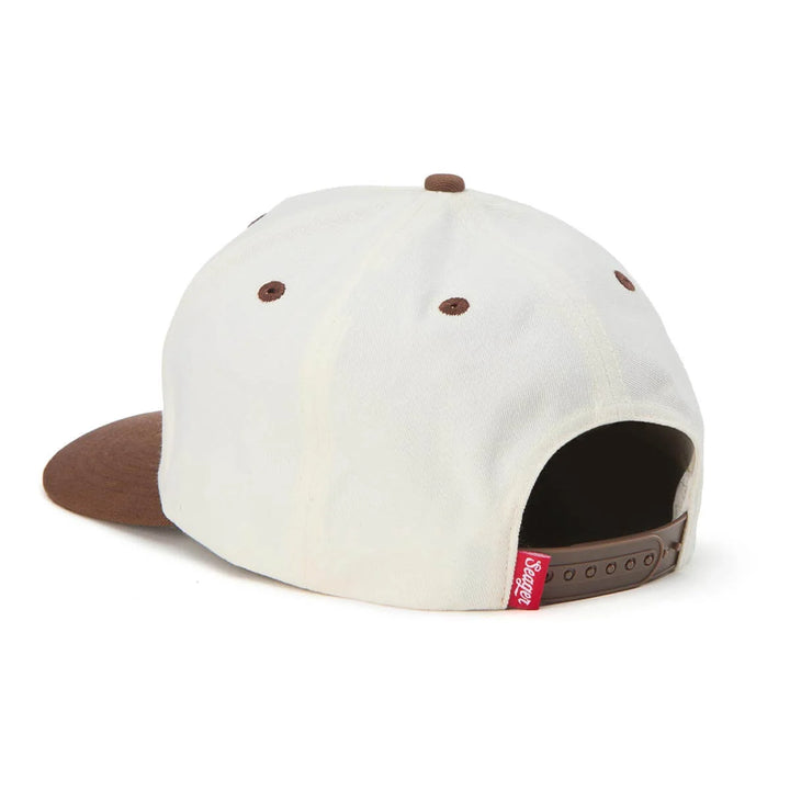 Seager Men's Rodeo Snapback - Cream/Brown - Sun Diego Boardshop