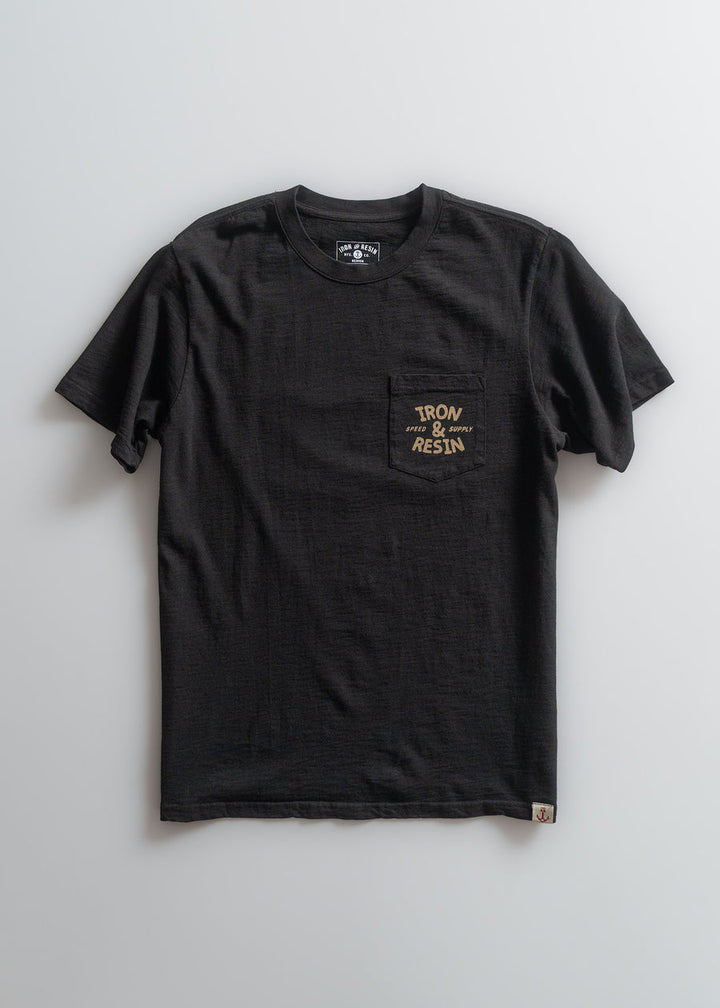 Iron & Resin Run For Fun Pocket Tee - Black - Sun Diego Boardshop
