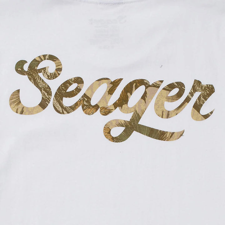 Seager Men's Russ Fill Tee - White - Sun Diego Boardshop
