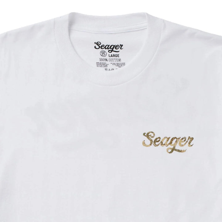 Seager Men's Russ Fill Tee - White - Sun Diego Boardshop