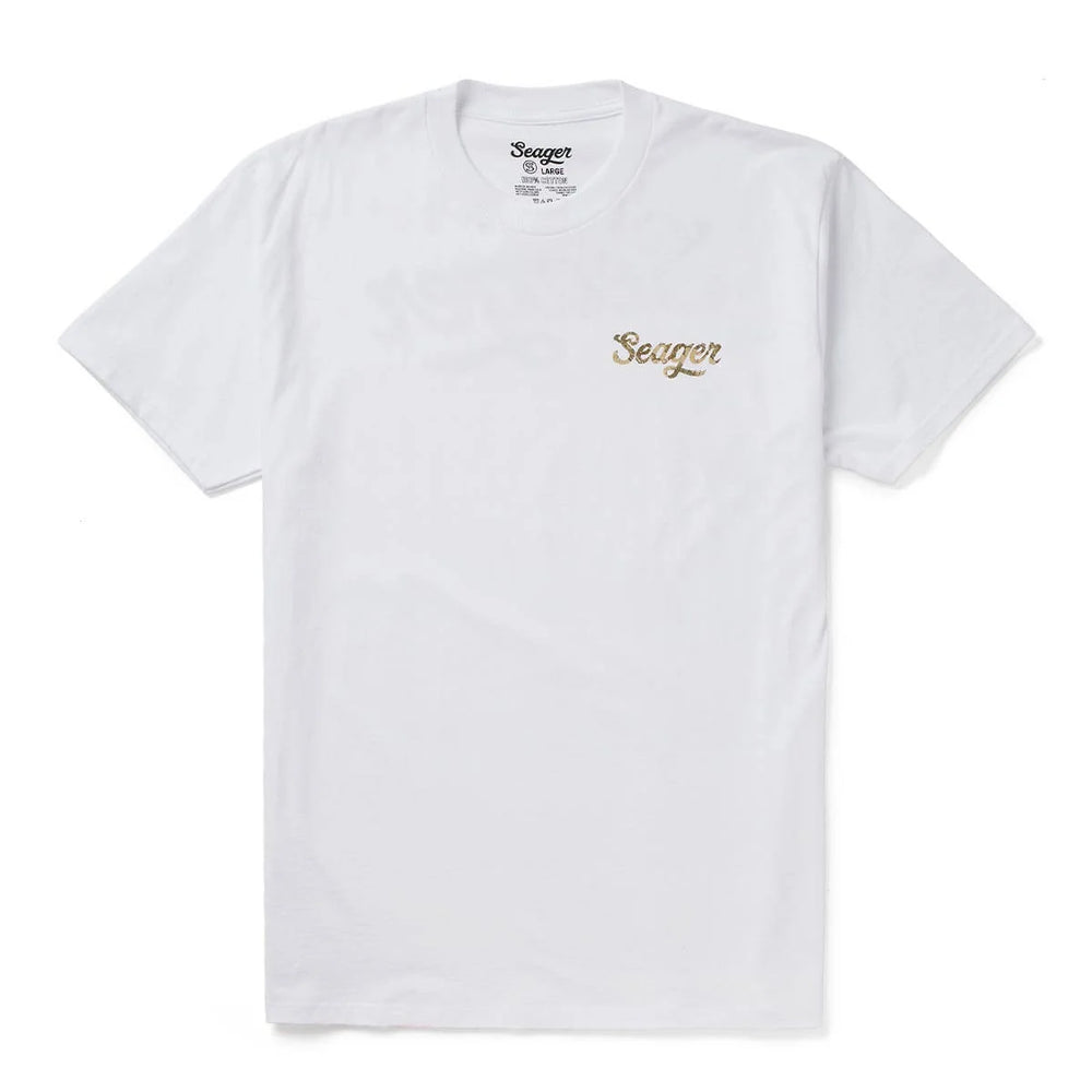 Seager Men's Russ Fill Tee - White - Sun Diego Boardshop