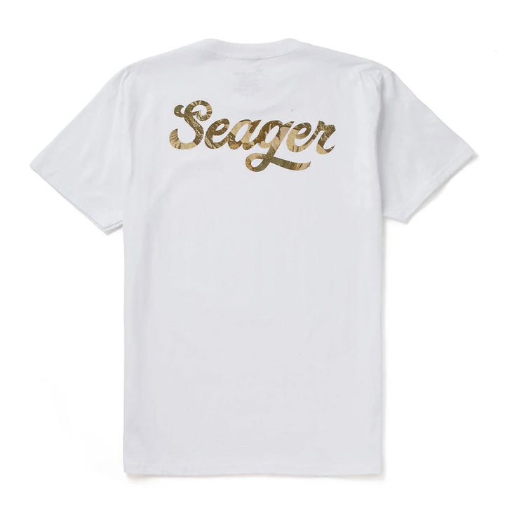 Seager Men's Russ Fill Tee - White - Sun Diego Boardshop