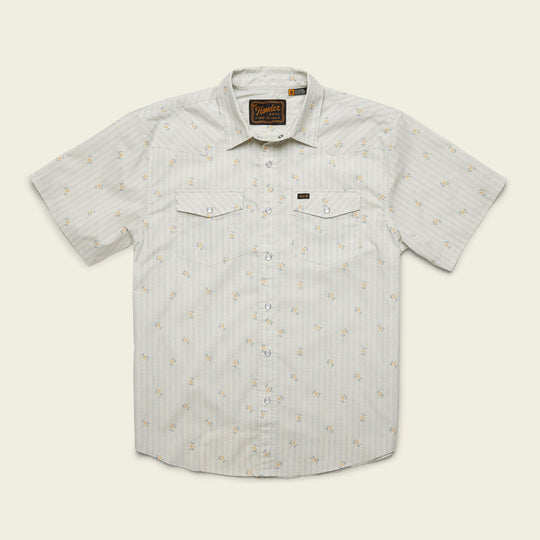 Howler Bros H Bar B Snapshirt - Vintage Grid Floral: Medium White - Sun Diego Boardshop