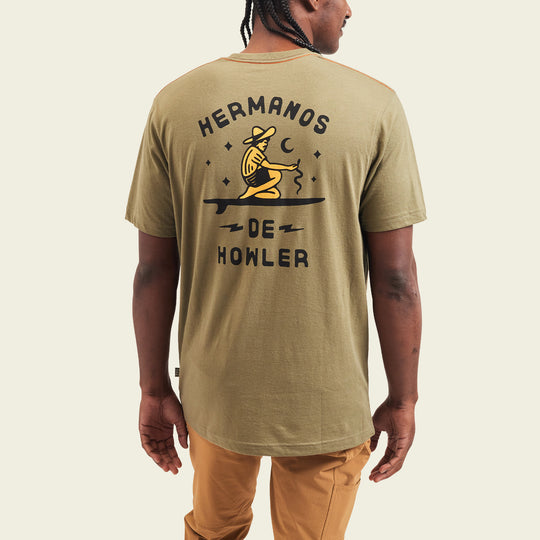 HOWLER BROS Ocean Offerings T-Shirt -OLIVE - Sun Diego Boardshop