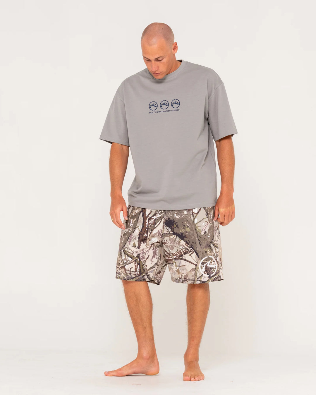 Rusty Flip Rambo Elastic Boardshort - Camo