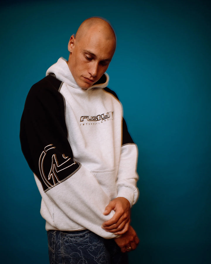 Rusty Incognito Hooded Fleece - Ecru Marle - Sun Diego Boardshop