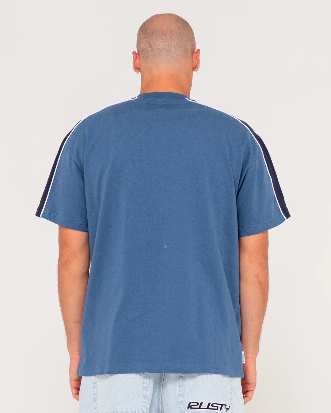 Rusty Men's Alonso Short Sleeve Tee - China Blue
