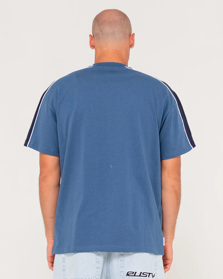 Rusty Men's Alonso Short Sleeve Tee - China Blue