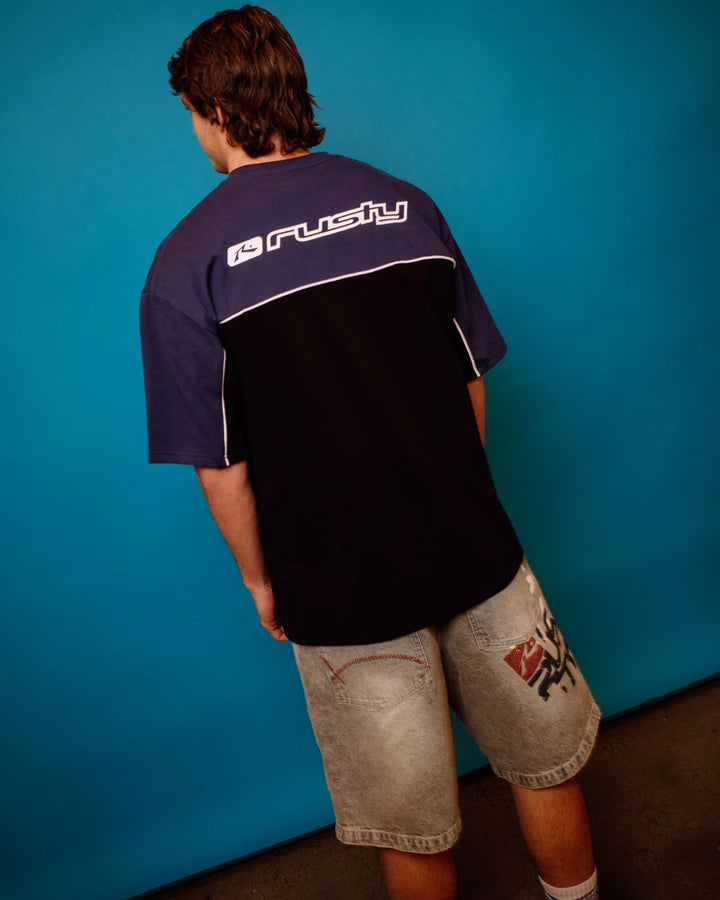 Rusty Oblivion 2.0 Heavy Short Sleeve Tee - Black - Sun Diego Boardshop