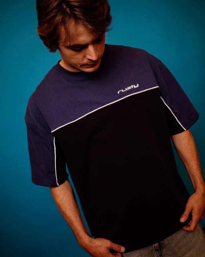 Rusty Oblivion 2.0 Heavy Short Sleeve Tee - Black - Sun Diego Boardshop