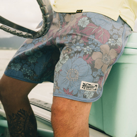 Howler Bros Bruja Boardshorts 18.5" - Blue - Sun Diego Boardshop