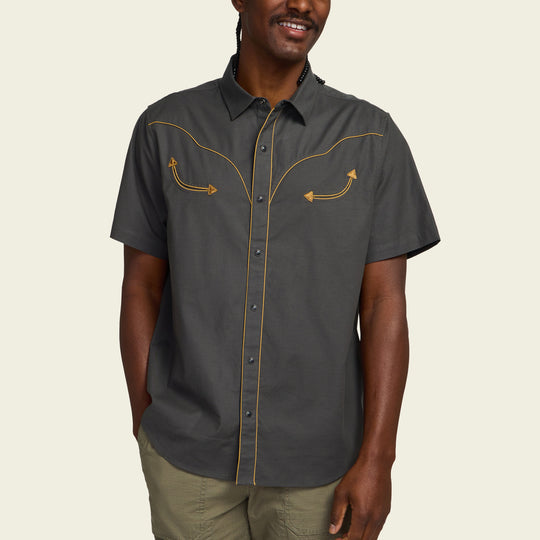 Howler Bros Broncbuster Snapshirt - Antique Black - Sun Diego Boardshop