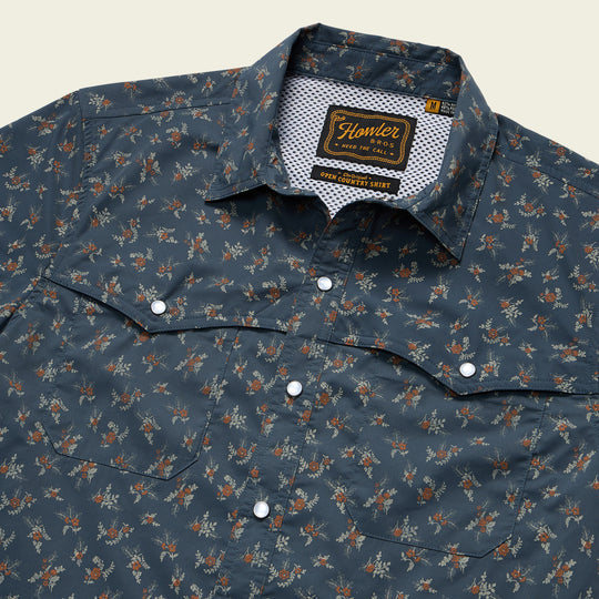 Howler Bros Open Country Tech Shirt - Dark Slate Blue - Sun Diego Boardshop
