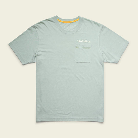 Howler Bros Pelican Postage Pocket T-Shirt - Grey - Sun Diego Boardshop