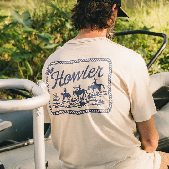 Howler Bros Howler Posse T-Shirt - Sand Heather - Sun Diego Boardshop