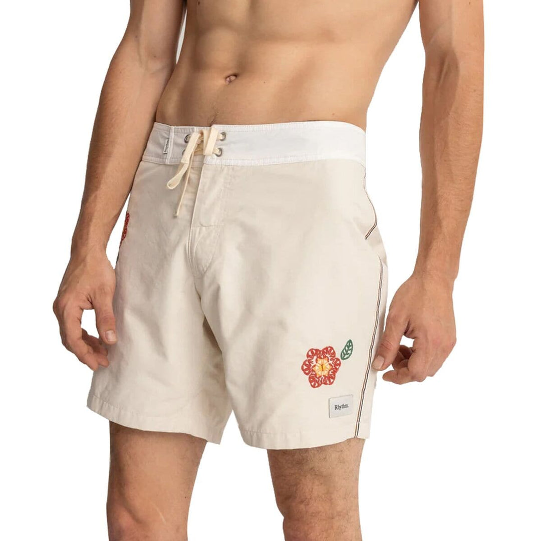 Rhythm Heritage Flower Swim Trunk - SAND - Sun Diego Boardshop