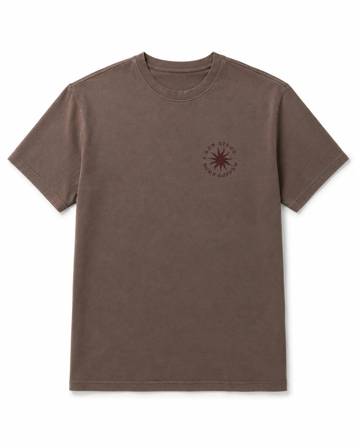 SunDiego Men's San Diego Surf Map Tee - Pigment Clay
