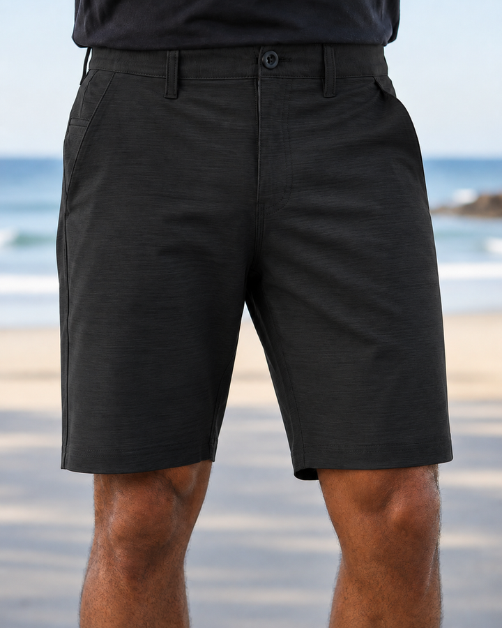 SunDiego Seaway Hybrid Shorts - Black - Sun Diego Boardshop