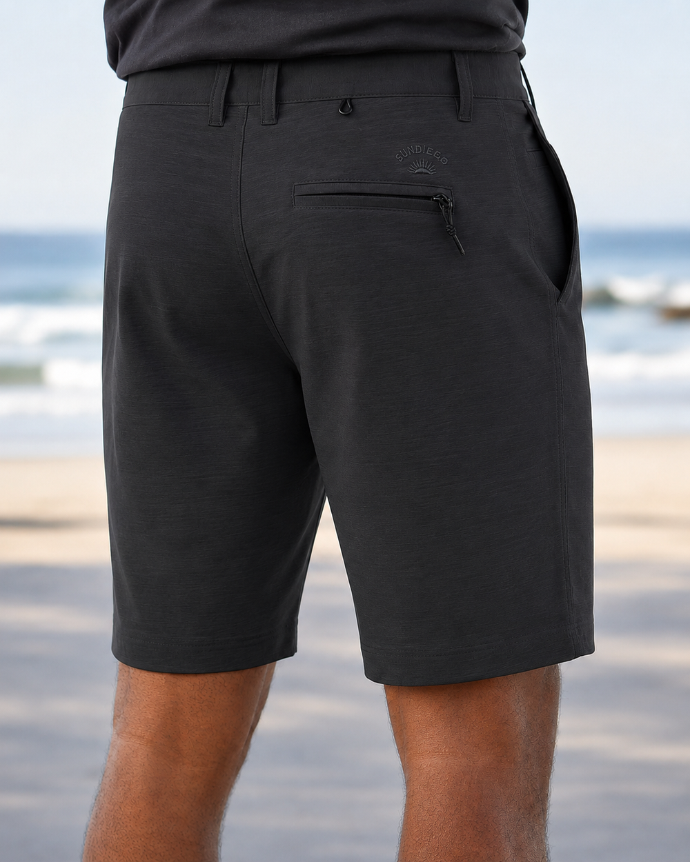 SunDiego Seaway Hybrid Shorts - Black - Sun Diego Boardshop
