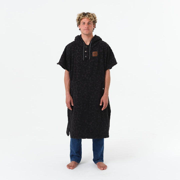 SLOWTIDE Ginny Changing Poncho L/XL - BLACK - Sun Diego Boardshop