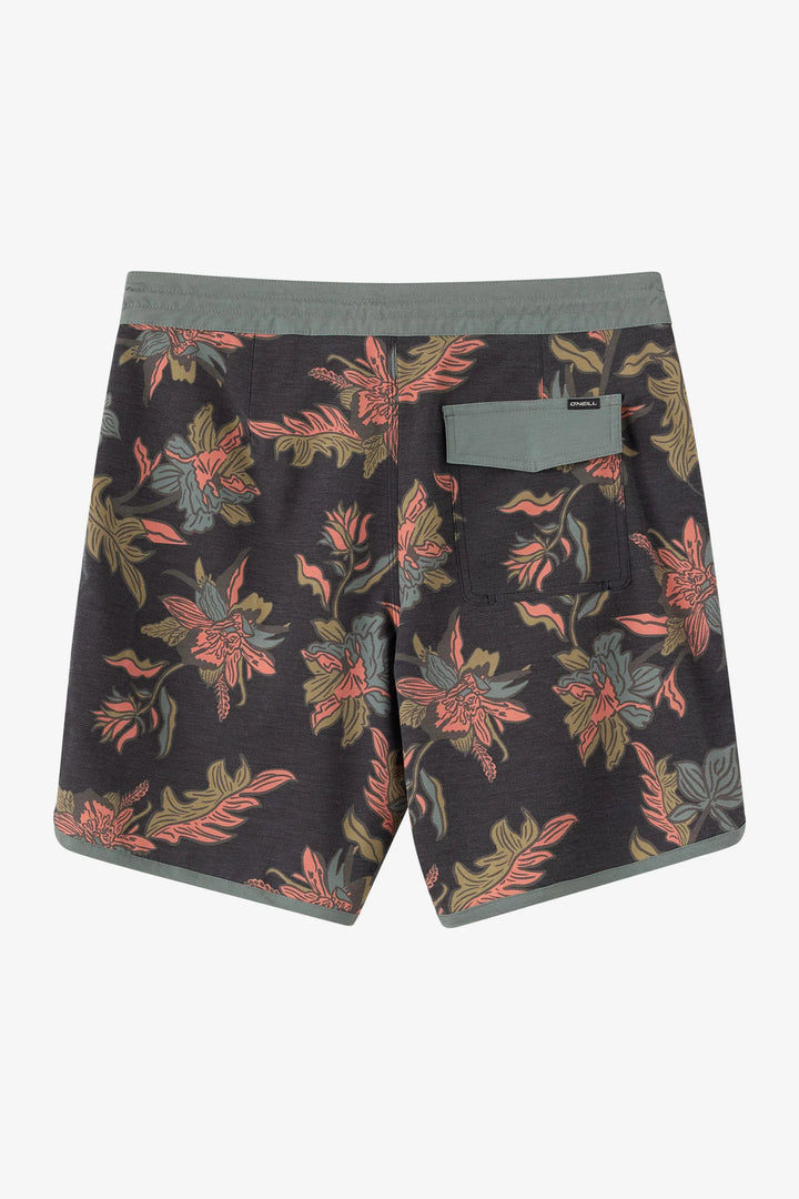 O`Neill Cruzer Scallop 18" Boardshorts - Black - Sun Diego Boardshop