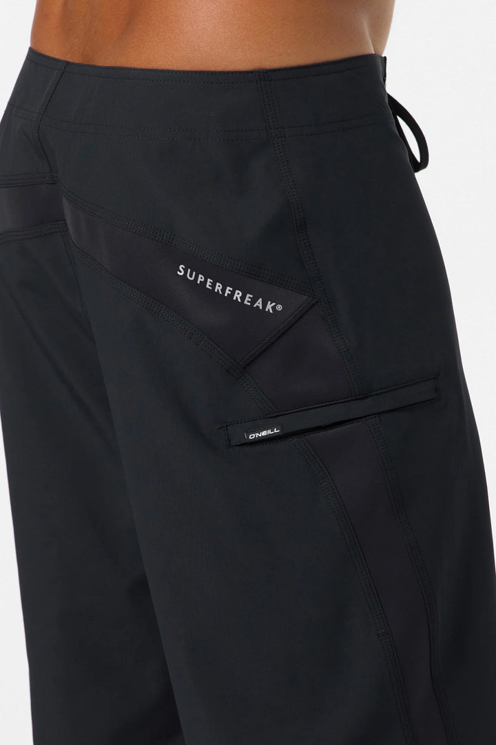 O`Neill Superfreak Solid 21" Boardshorts - Black - Sun Diego Boardshop